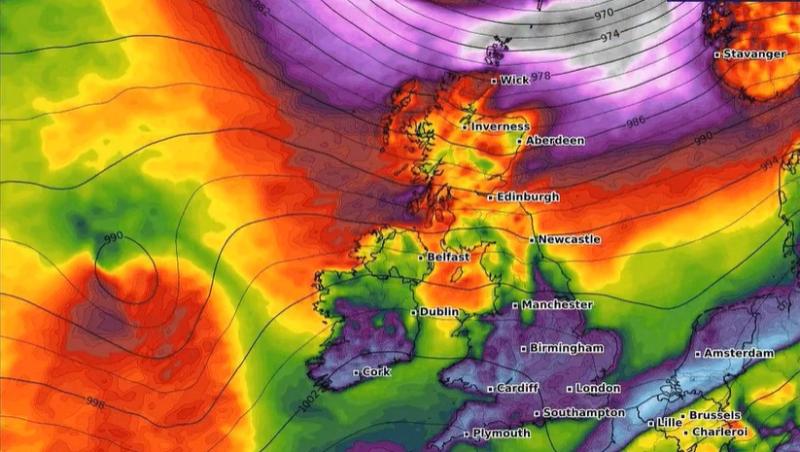 ALERT:  Weather warning issued for Clare as Storm Herminia fast approaches
