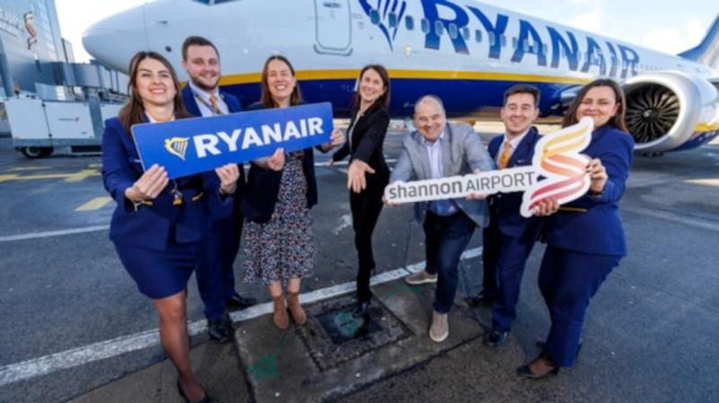 Shannon Airport welcomes Ryanair Summer &lsquo;25 schedule launch