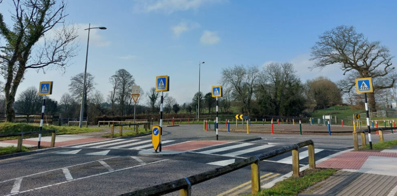 New and improved zebra crossing signage a welcome upgrade for Ennis National School