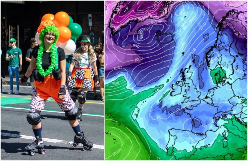 LIVE: Met Éireann's St Patrick's Day weather forecast has good and bad news for parades