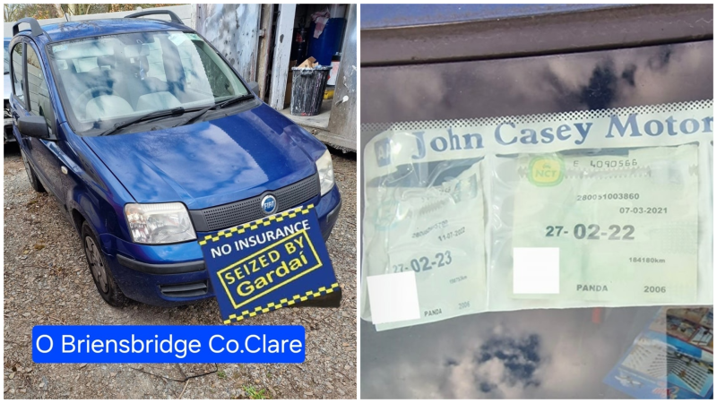 Disqualified driver arrested after giving 'false details' to Clare gardai