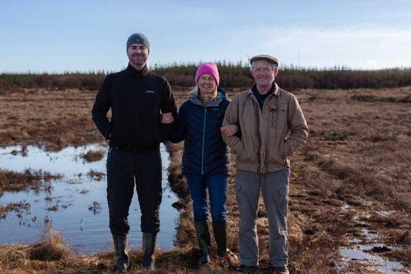 Rewetting of blanket bog in west Clare to provide wildlife sanctuary for rare habitats
