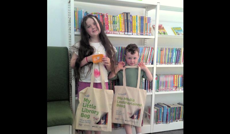 Clare children offered FREE Little Library Bags before they start primary school