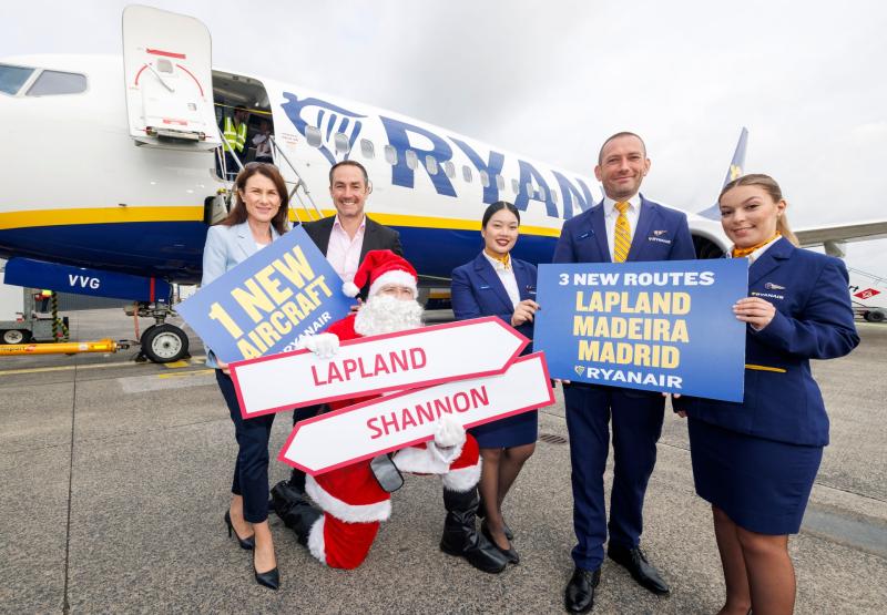 Shannon Airport welcomes Ryanair’s addition of fourth based aircraft amid US $400m investment