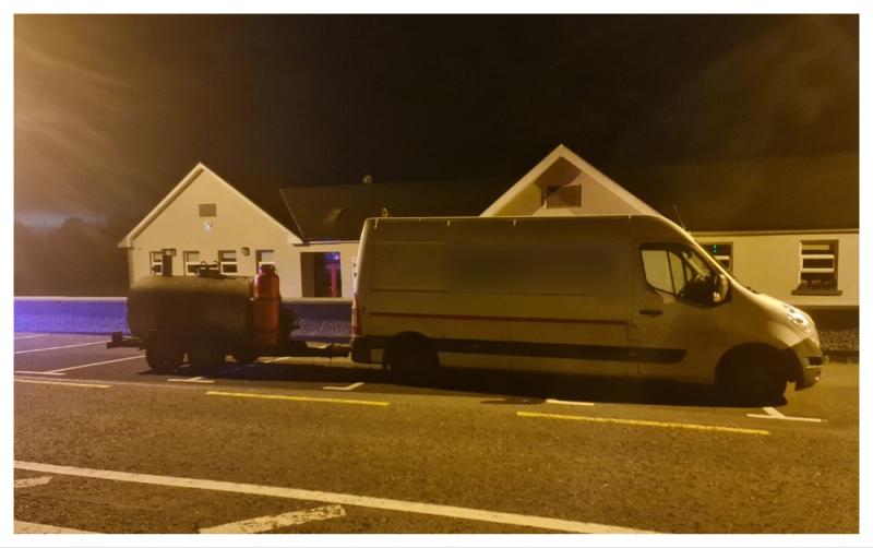 Garda&iacute; make brazen discovery after van driver attempts to give false details at checkpoint