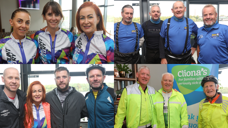 PICTURES:  Cyclists make their way to Clare to raise much-needed funds for local charities