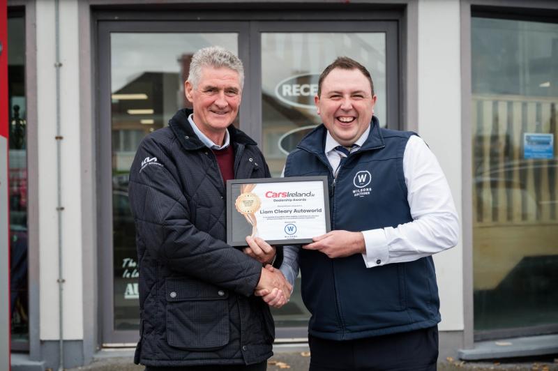 Popular Clare car dealership celebrates winning prestigious automotive award