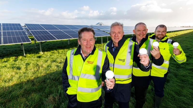 Shannon Airport unveils Ireland’s first airfield solar PV farm in multimillion euro investment
