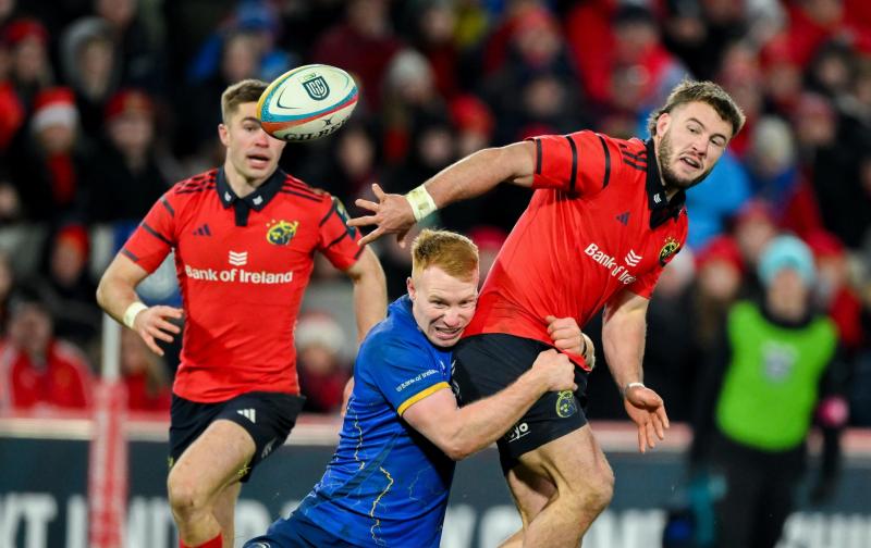 Munster Rugby come up just short in URC double big against Leinster at Thomond Park