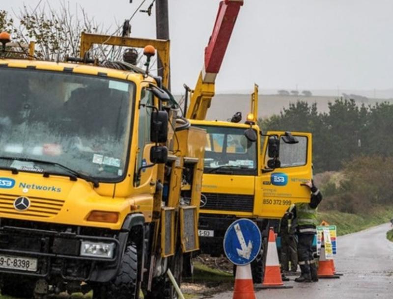 Thousands without power in Clare as Storm Debi batters the country