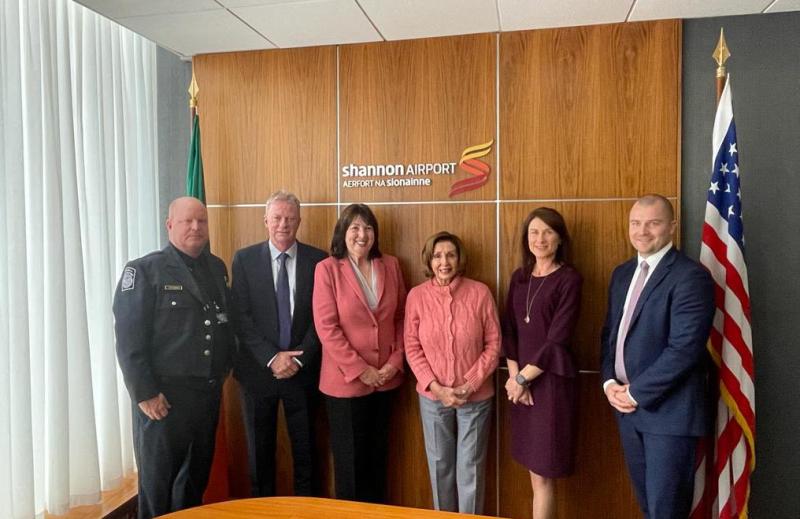 Top US official touches down in Shannon Airport for talks
