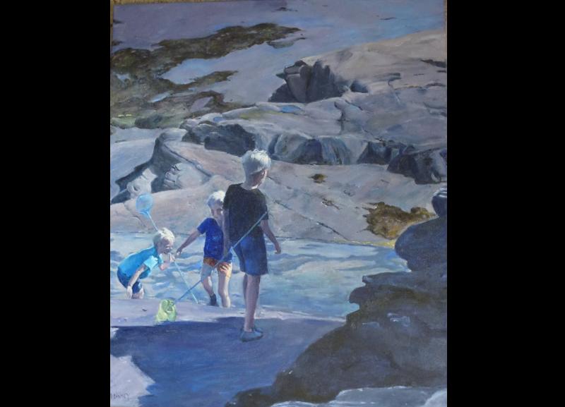 ‘Rock Pools and Fishing Nets’ by Rita Linney