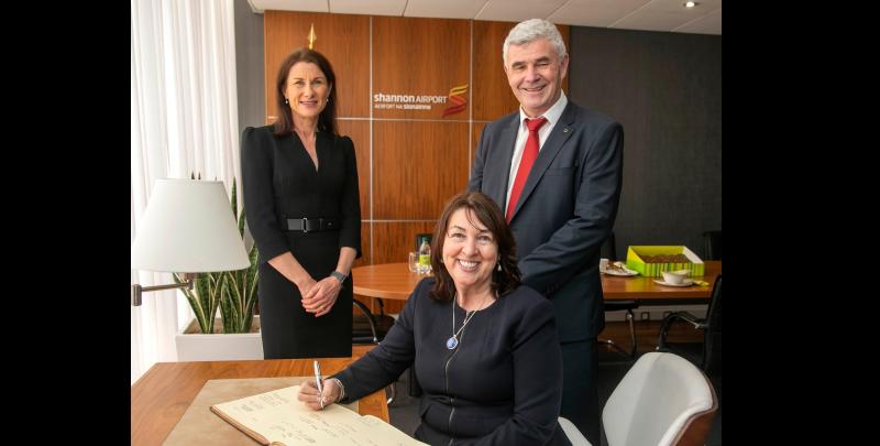 US Ambassador touches down in Shannon Airport as transatlantic flights due to return