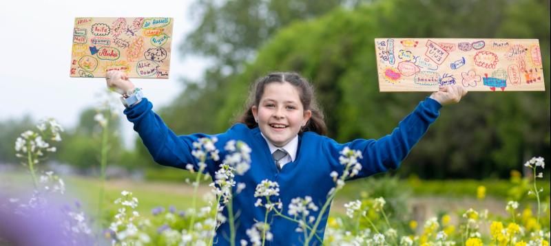 Ten year old Clare student wins garden design competition