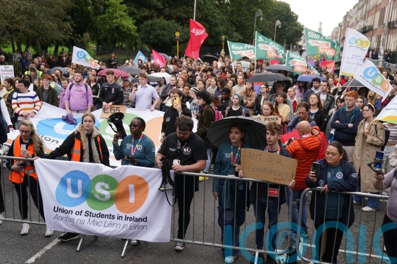 Young people march to demand Government action over &lsquo;crisis&rsquo; facing students